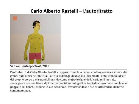 Il Salotto degli artisti - 2015 - carlo alberto rastelli l'autoritratto