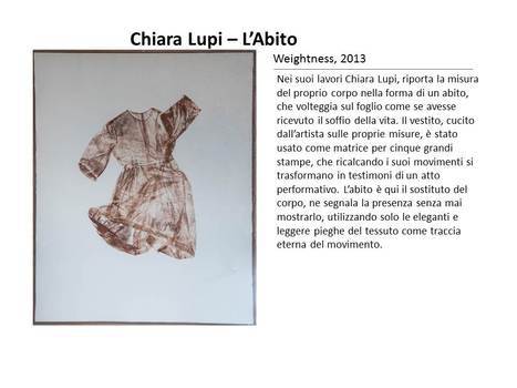 Il Salotto degli artisti - 2015 - chiara lupi l'abito